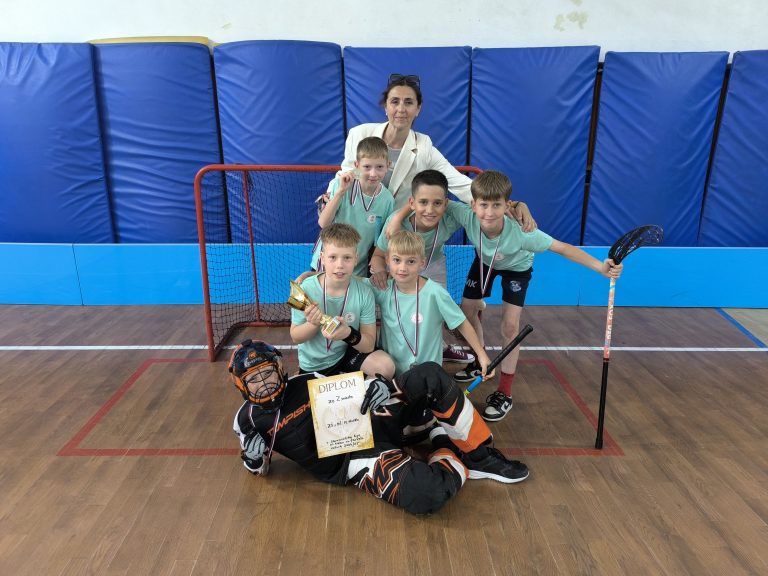 Staromestská liga vo florbale – 2. miesto mladších žiakov