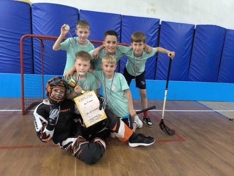 Staromestská liga vo florbale – 2. miesto mladších žiakov