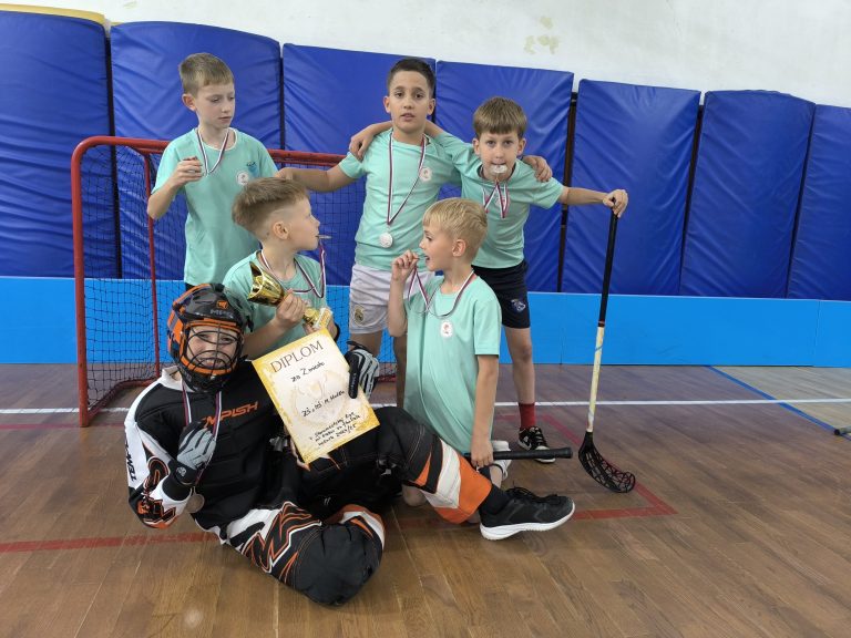Staromestská liga vo florbale – 2. miesto mladších žiakov