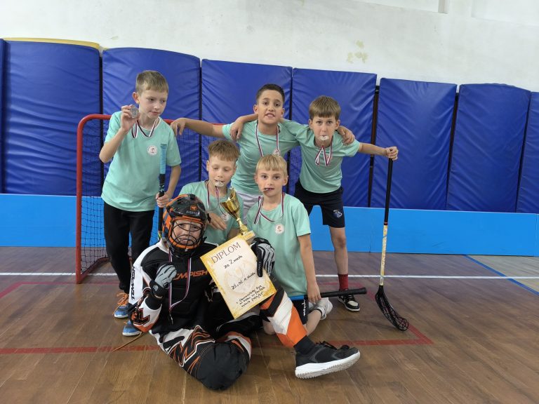 Staromestská liga vo florbale – 2. miesto mladších žiakov