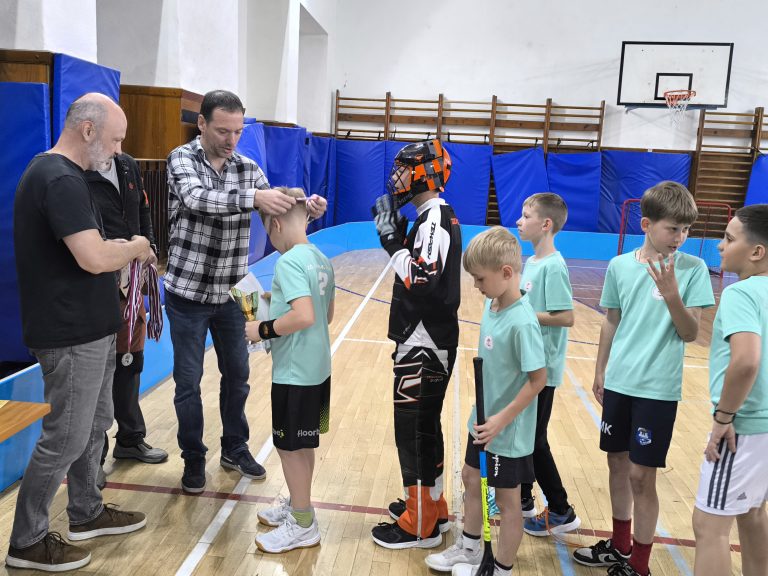 Staromestská liga vo florbale – 2. miesto mladších žiakov