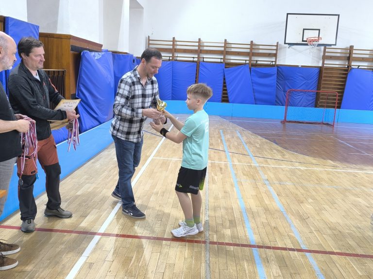 Staromestská liga vo florbale – 2. miesto mladších žiakov