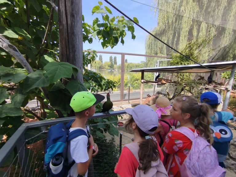 Koncoročný výlet prvákov do Ekoparku v Piešťanoch