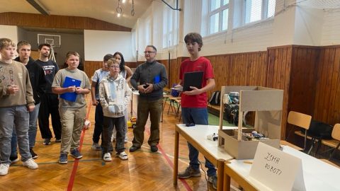 Úspech našich deviatakov na STEM turnaji Záhorácky robot 2025