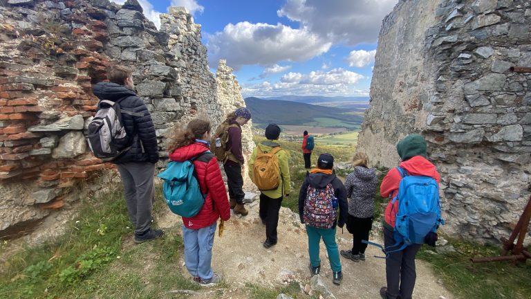 S turistickým krúžkom v pohorí Tribeč