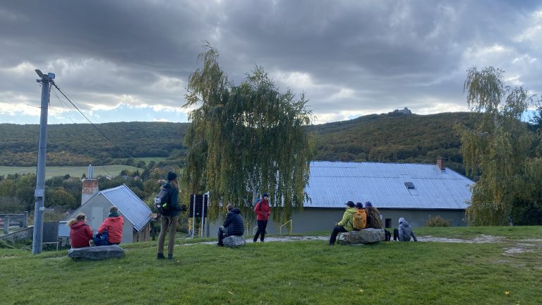 S turistickým krúžkom v pohorí Tribeč