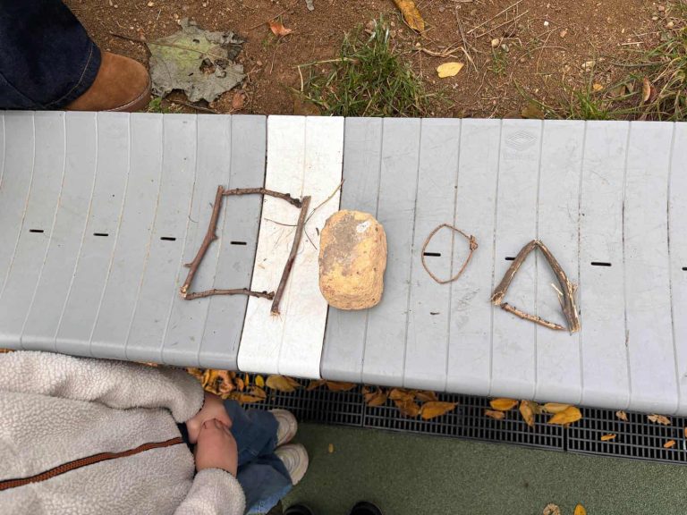 Jesenné učenie vonku