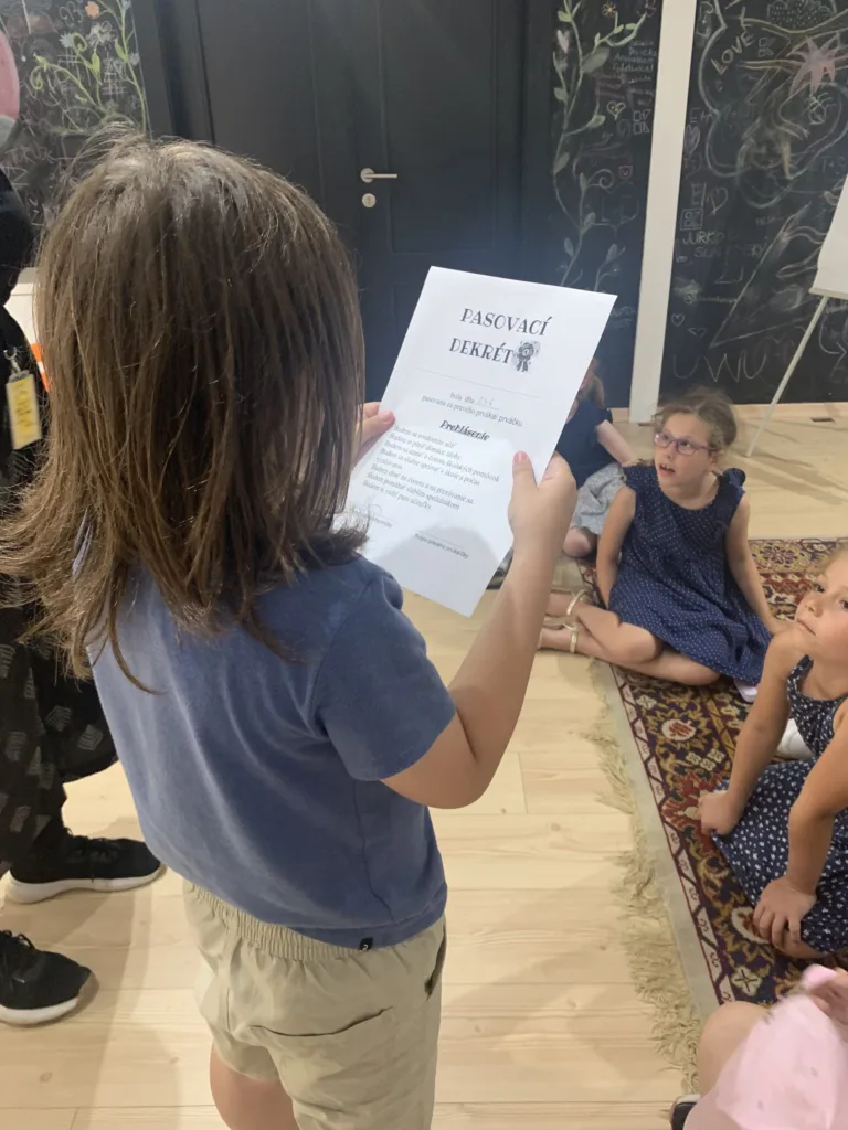 Pasovanie prváčikov v Mestskej knižnici