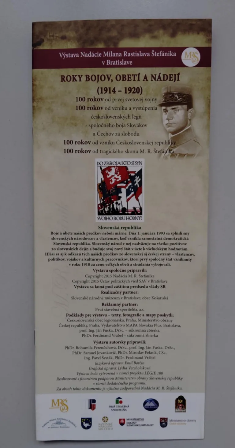 Roky bojov, obetí a nádejí (1914 – 1920)