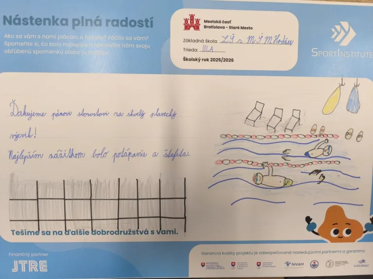 Bezplatný plavecký kurz v Bazéne Central