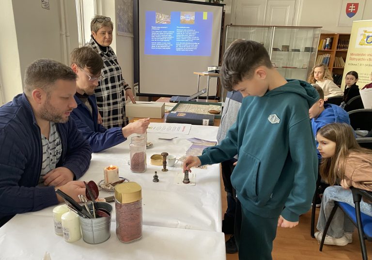 Návšteva v štátnom archíve