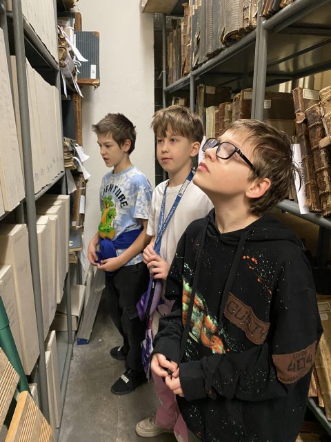 Návšteva v štátnom archíve