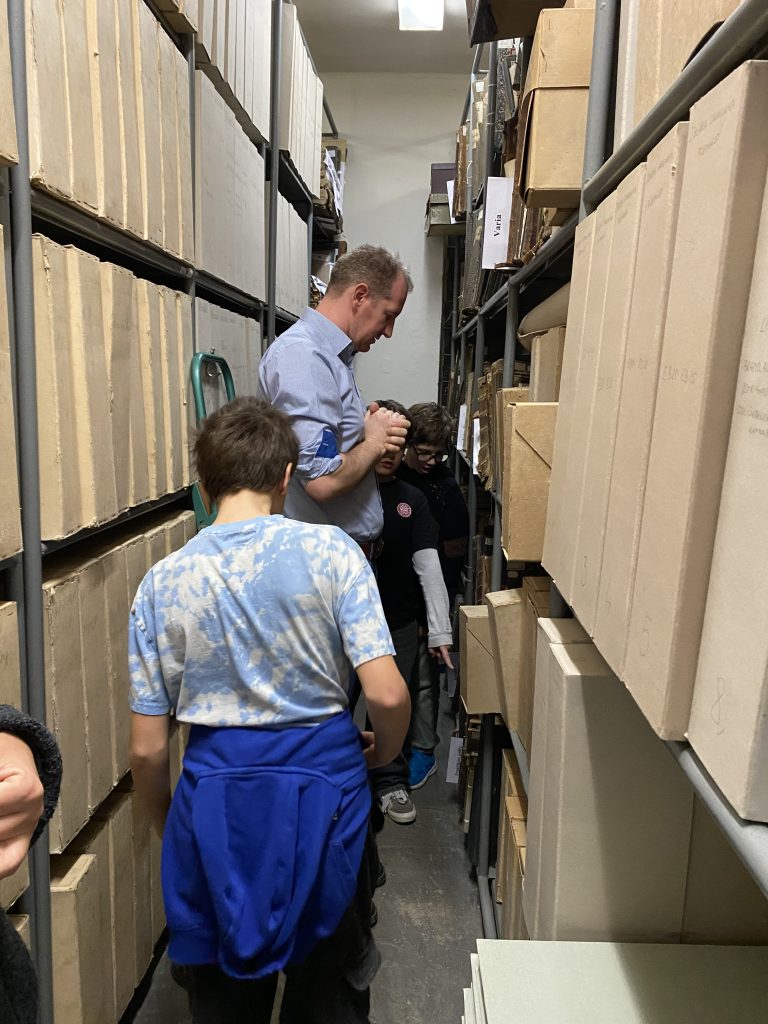 Návšteva v štátnom archíve