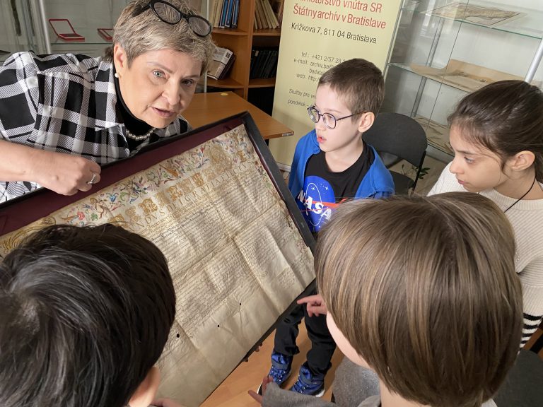 Návšteva v štátnom archíve