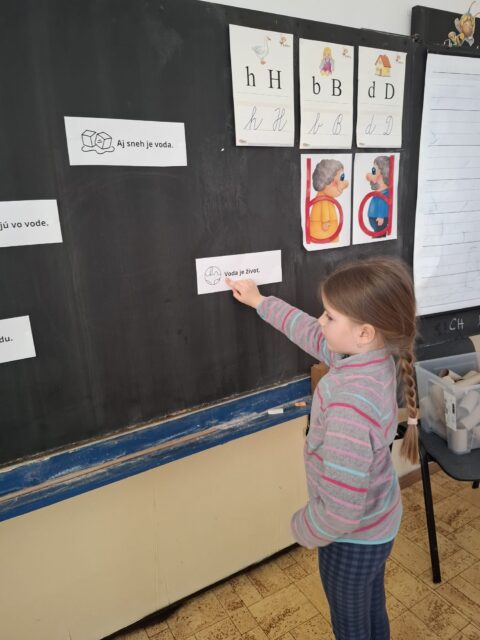 Svetový deň vody v 1. ročníku