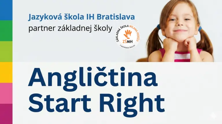 Anglický program START RIGHT pre budúcich prvákov — školský rok 2026/2027