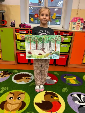 Účasť škôlkarov vo výtvarnej súťaži