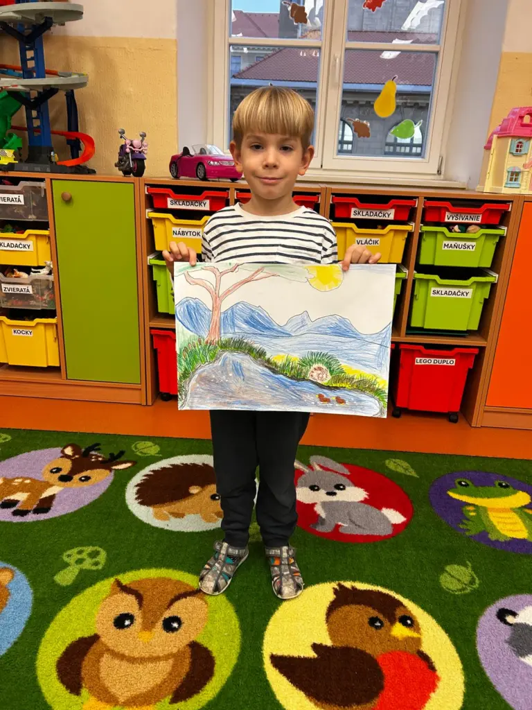 Účasť škôlkarov vo výtvarnej súťaži