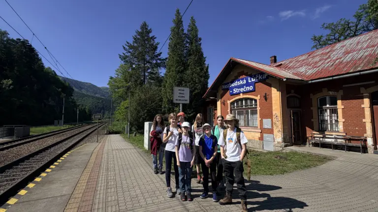 S turistickým krúžkom pohorím Malá Fatra. Chata pod Suchým