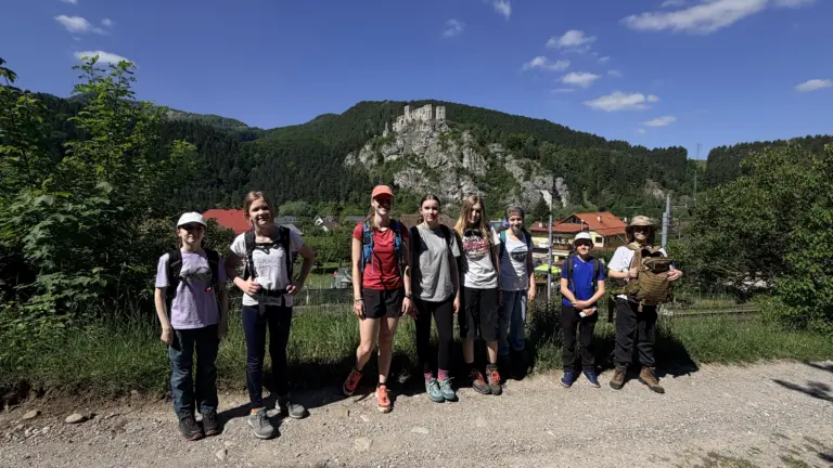 S turistickým krúžkom pohorím Malá Fatra. Chata pod Suchým