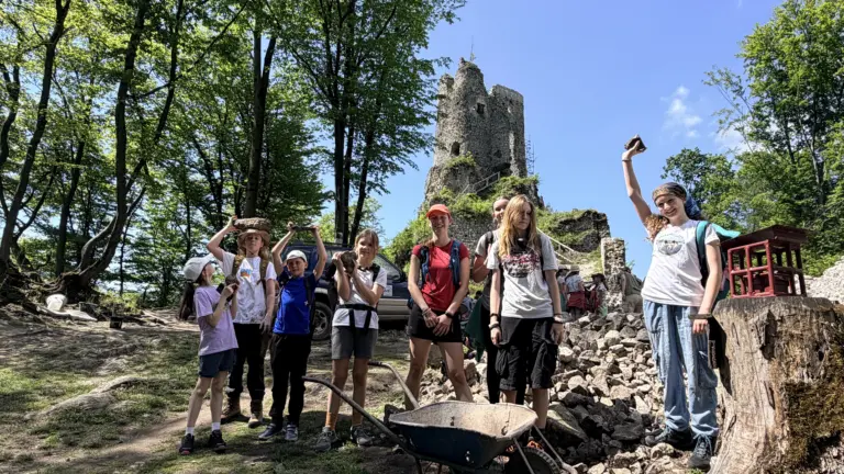 S turistickým krúžkom pohorím Malá Fatra. Chata pod Suchým
