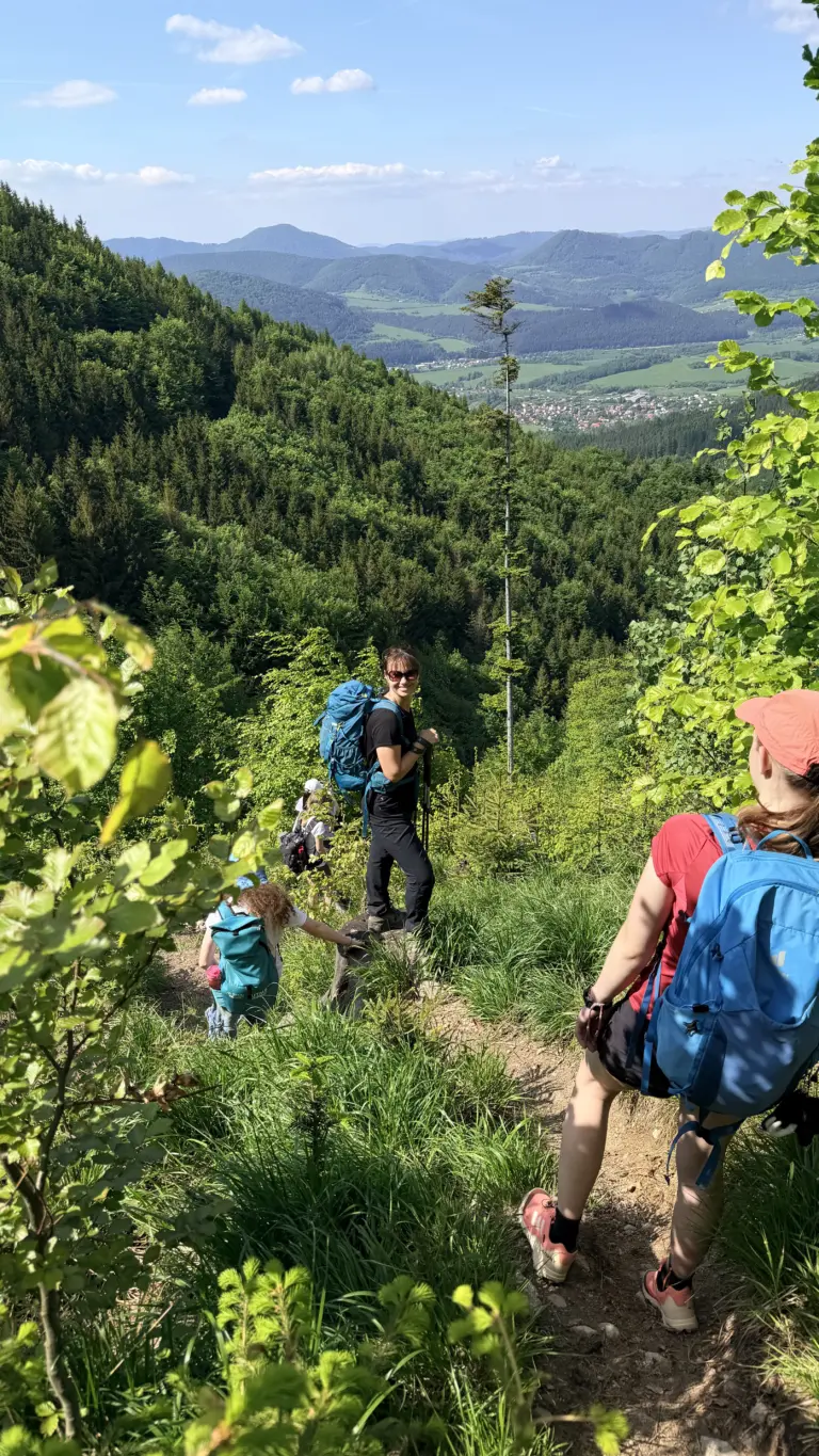 S turistickým krúžkom pohorím Malá Fatra. Chata pod Suchým