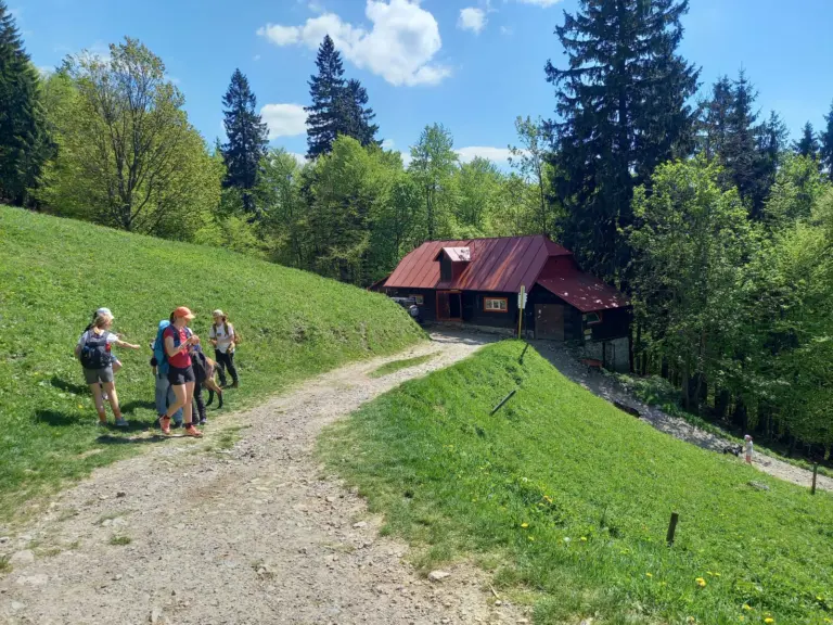 S turistickým krúžkom pohorím Malá Fatra. Chata pod Suchým