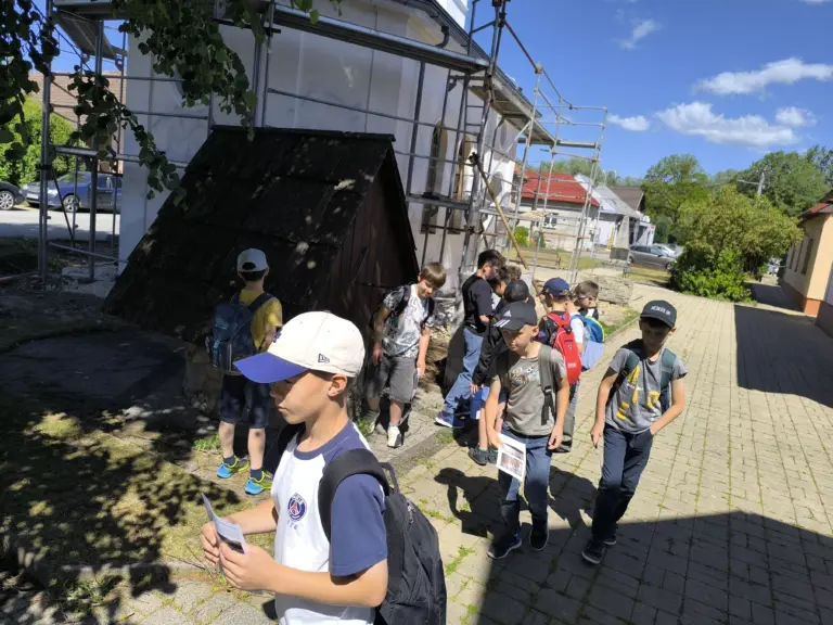 Vlastivedný projekt tretiakov – Výlet do Horného Hričova…