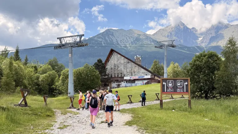 S turistickým krúžkom vo Vysokých Tatrách