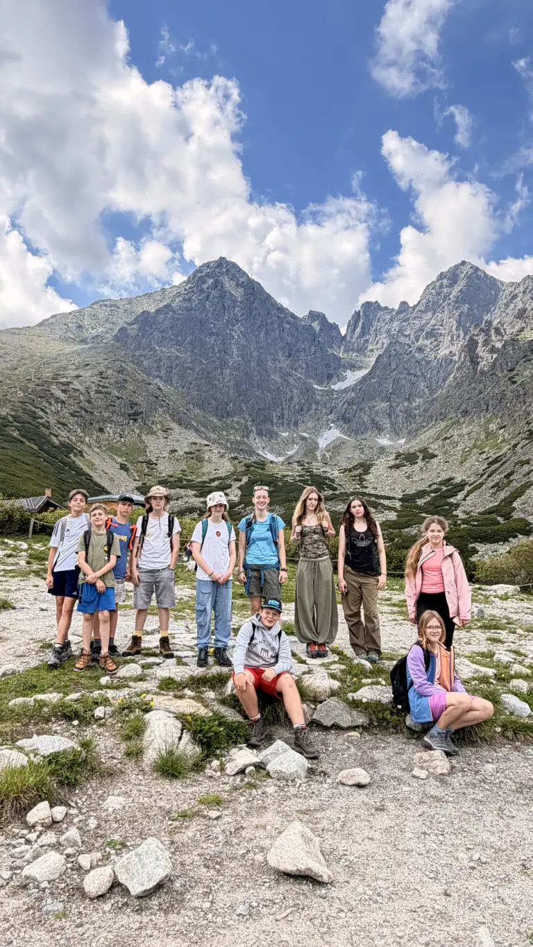 S turistickým krúžkom vo Vysokých Tatrách