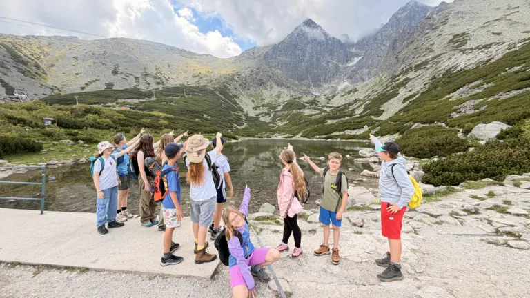 S turistickým krúžkom vo Vysokých Tatrách