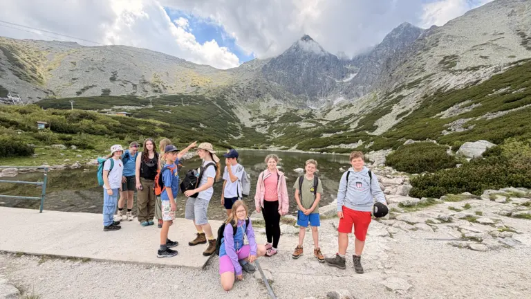 S turistickým krúžkom vo Vysokých Tatrách