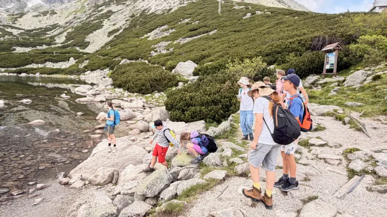 S turistickým krúžkom vo Vysokých Tatrách