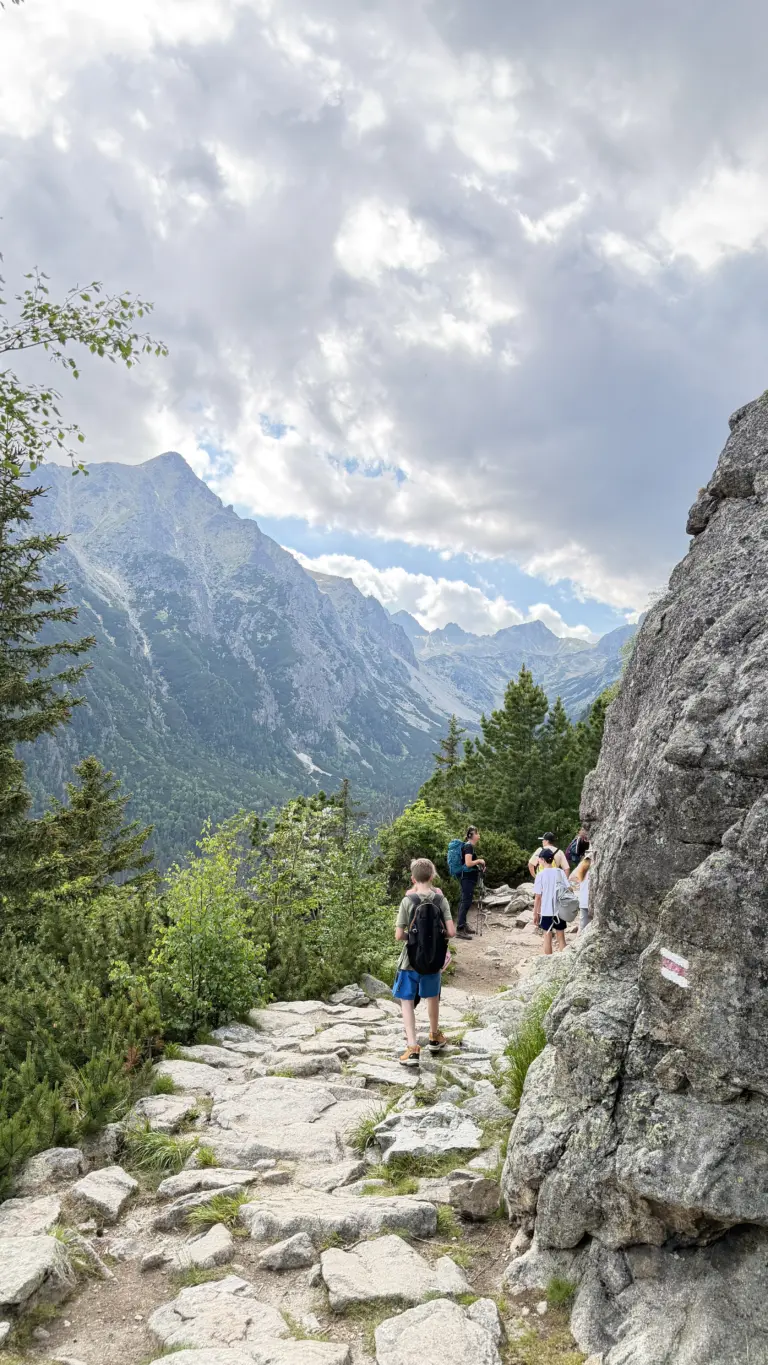 S turistickým krúžkom vo Vysokých Tatrách