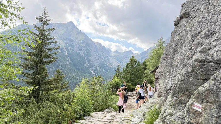 S turistickým krúžkom vo Vysokých Tatrách