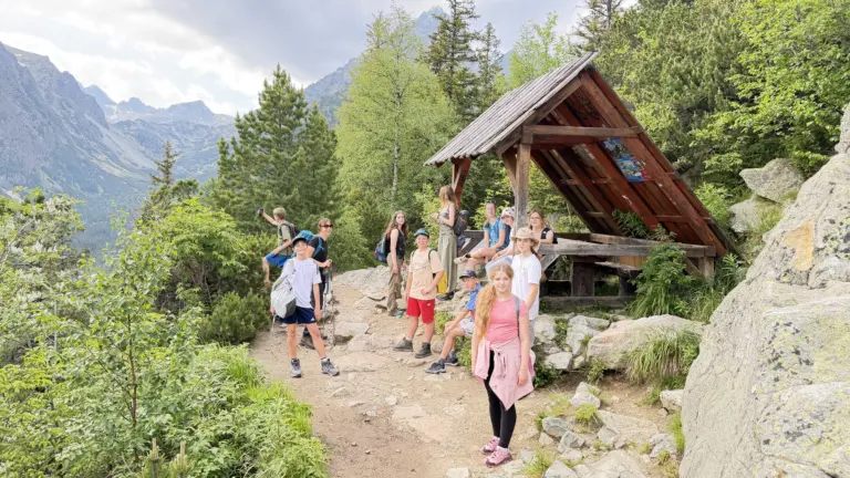S turistickým krúžkom vo Vysokých Tatrách