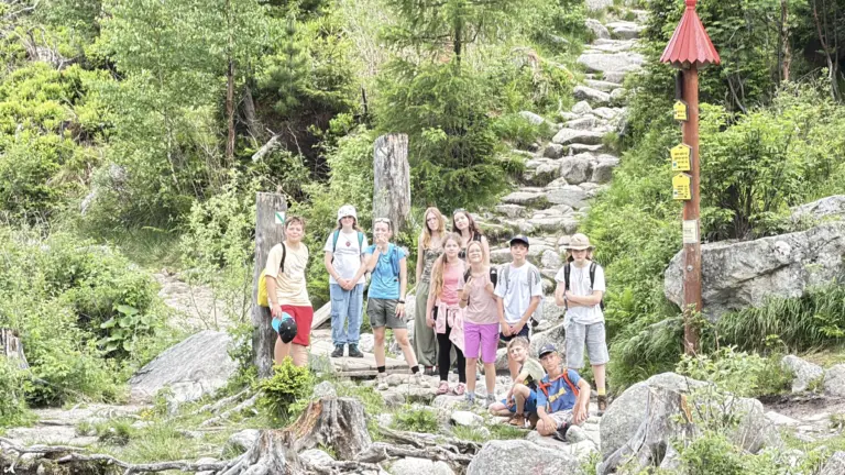 S turistickým krúžkom vo Vysokých Tatrách