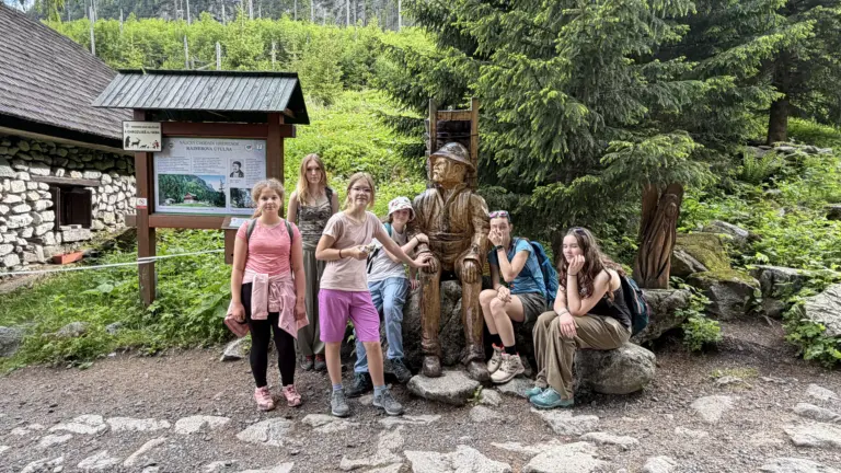 S turistickým krúžkom vo Vysokých Tatrách