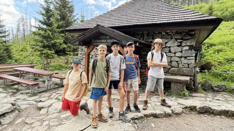 S turistickým krúžkom vo Vysokých Tatrách