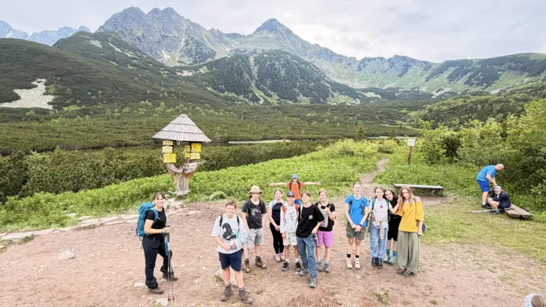 S turistickým krúžkom vo Vysokých Tatrách