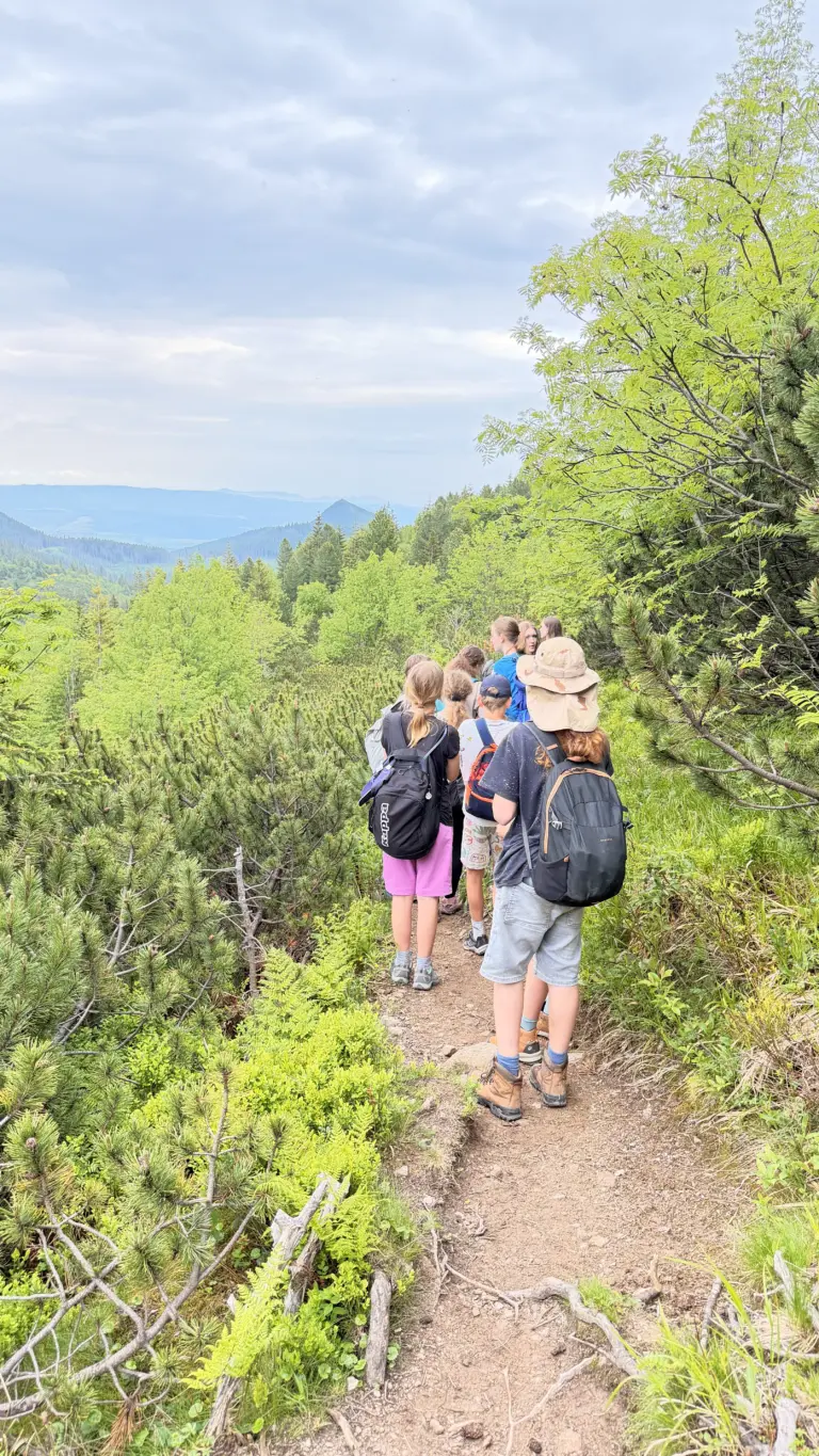 S turistickým krúžkom vo Vysokých Tatrách