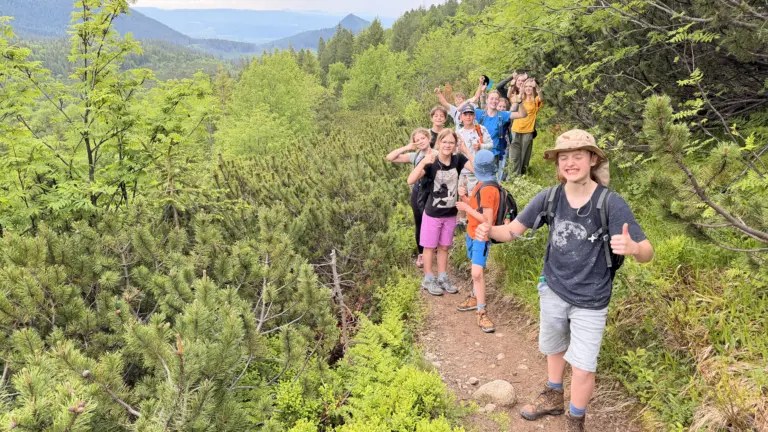 S turistickým krúžkom vo Vysokých Tatrách