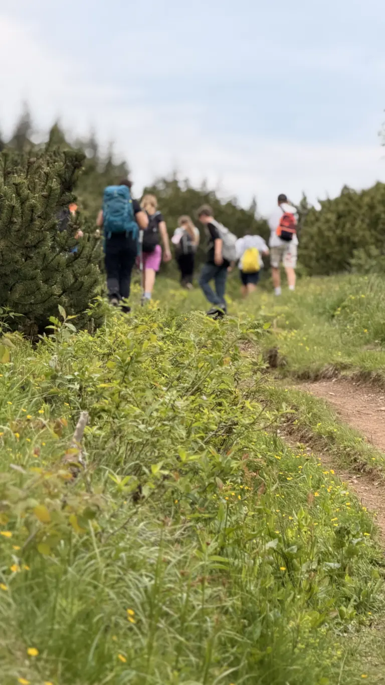 S turistickým krúžkom vo Vysokých Tatrách