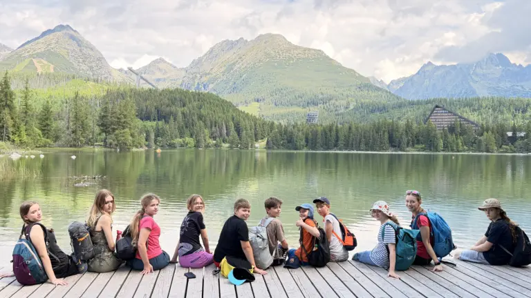 S turistickým krúžkom vo Vysokých Tatrách