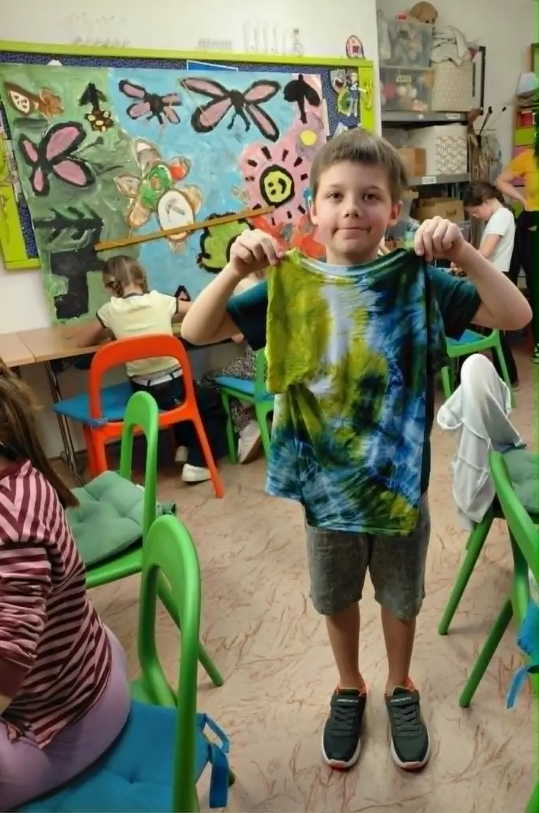 3.B batikovala v CVČ