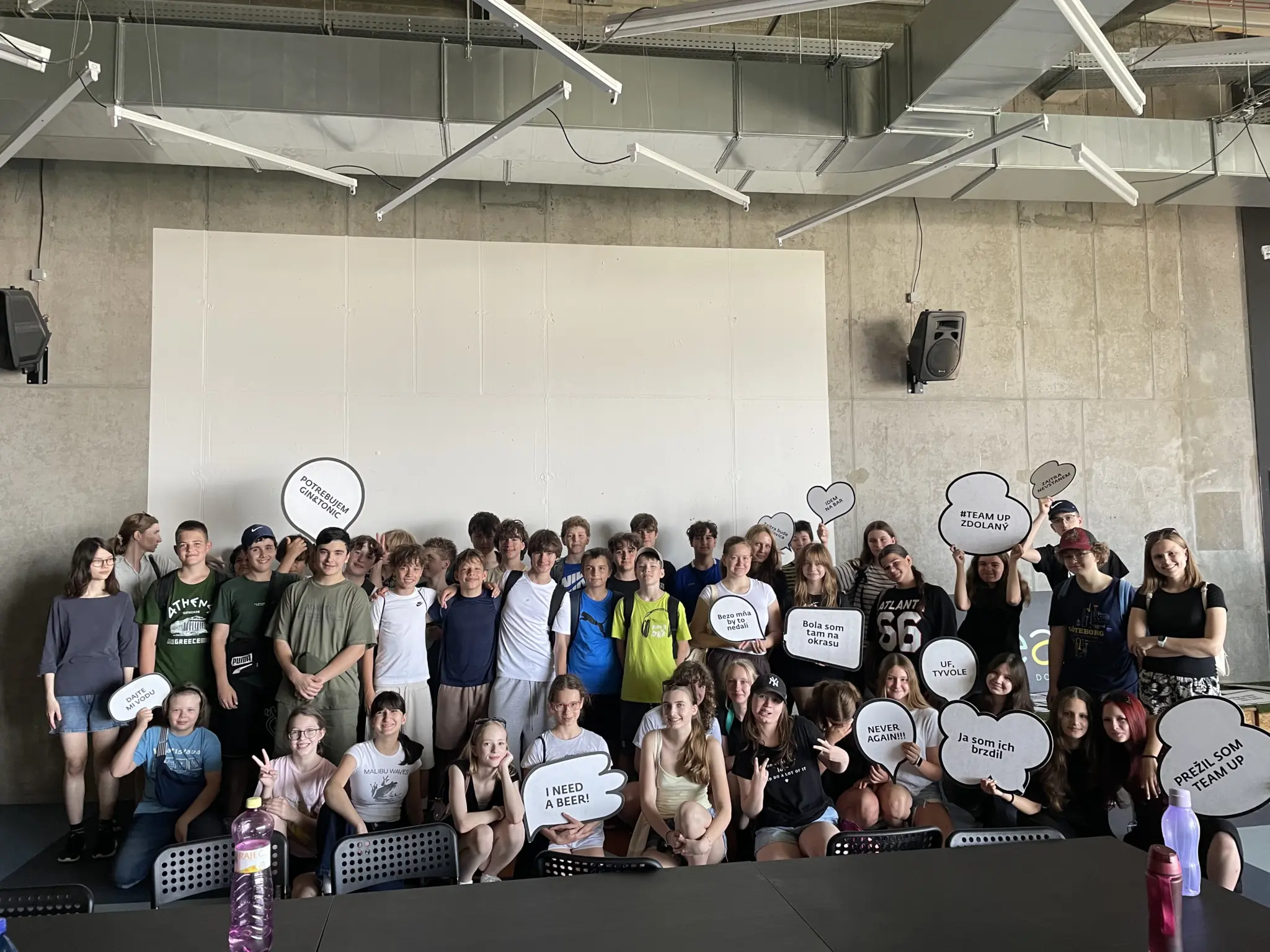 Koncoročný výlet 7. ročníka: TEAM UP Bratislava