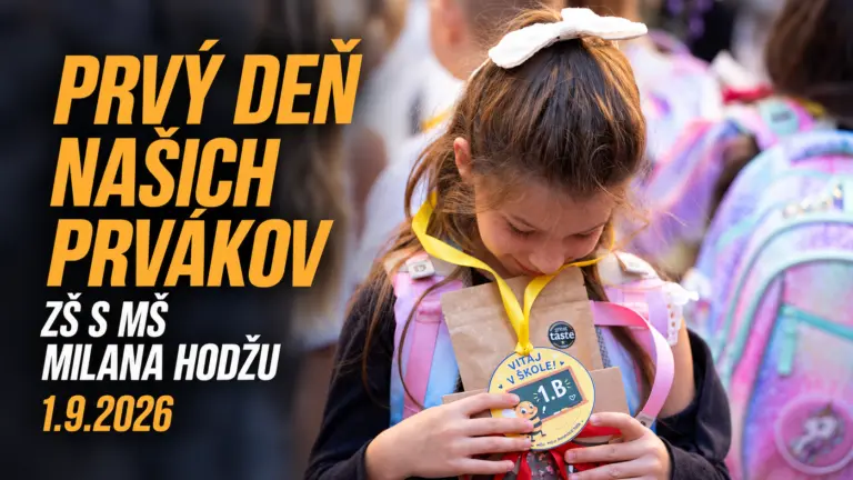 Vitajte v škole, milí prváčikovia!
